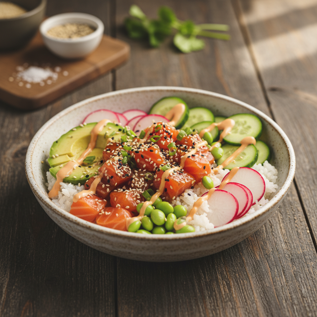 Kiire pokekausi retsept: tervislik eine 15 minutiga