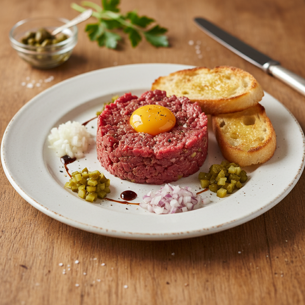 Kodune tatari böff: retsept ja nipid liha maitsestamiseks