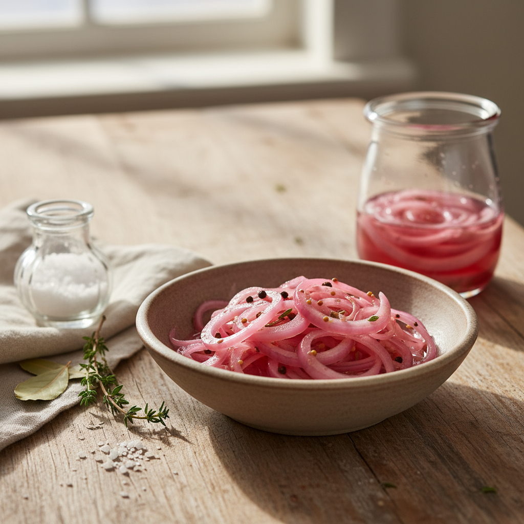 Marineeritud punane sibul: kiire ja lihtne retsept