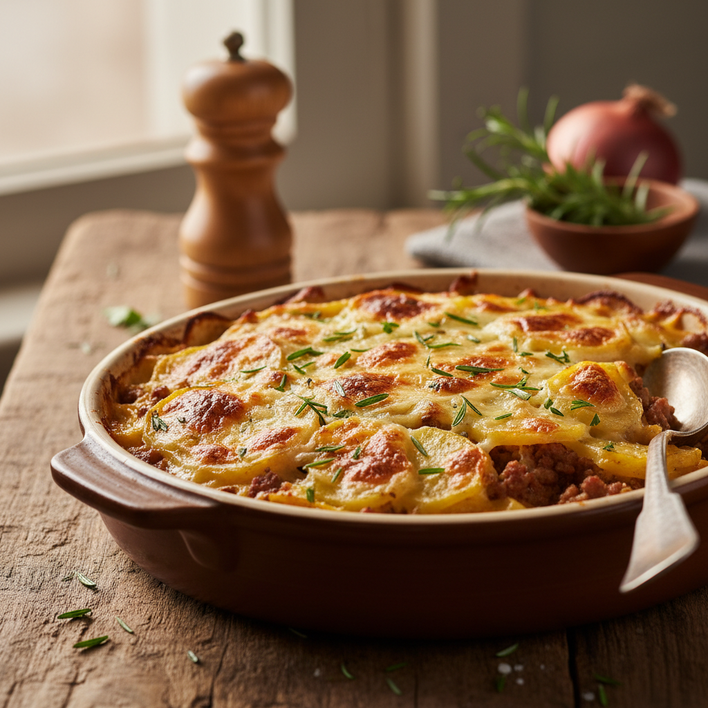 Õhtusöögiidee: Mahlane kartuli-hakklihavorm kogu perele