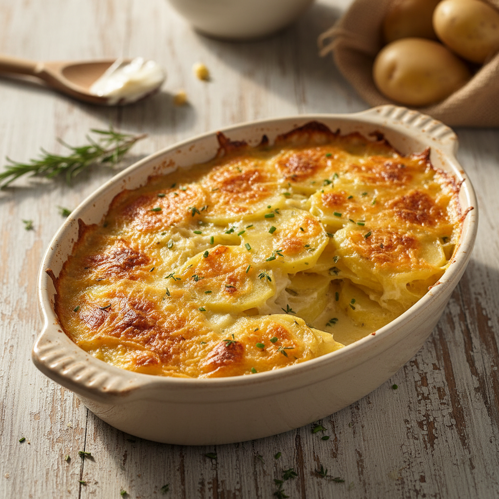Lihtne ja koorene kartuligratään: parim kodune retsept