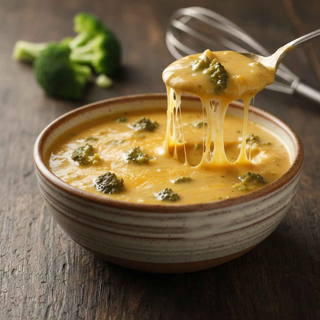 Lihtne ja kreemine brokoli-juustusupp: valmib minutitega