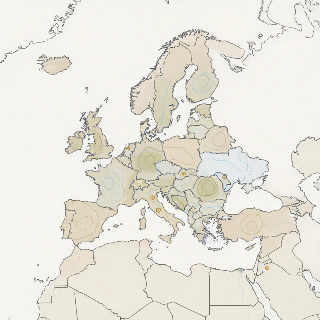 Euroopa kaart ja pealinnad: ülevaade riikidest