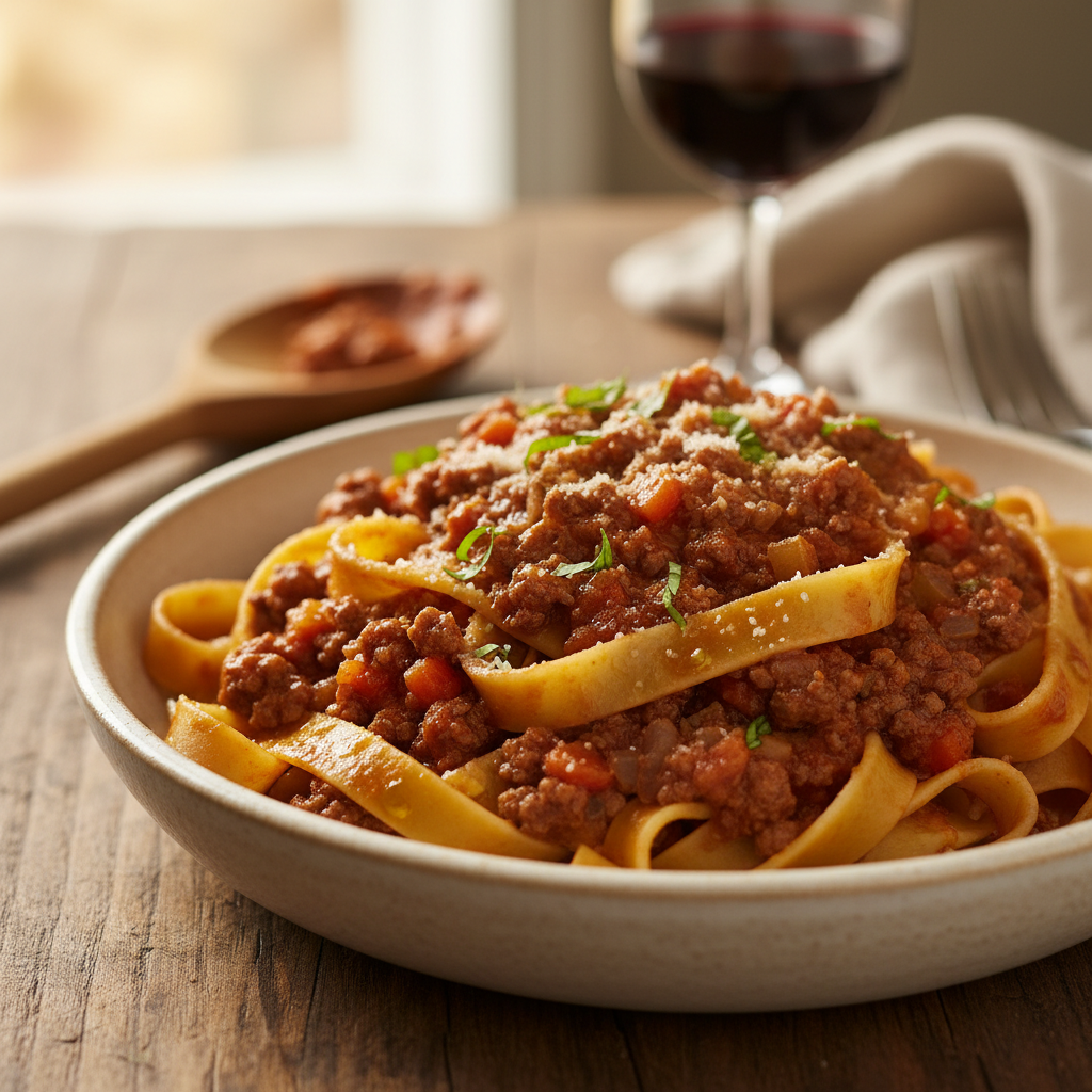 Lihtne ja mahlane pasta bolognese: parim kodune retsept